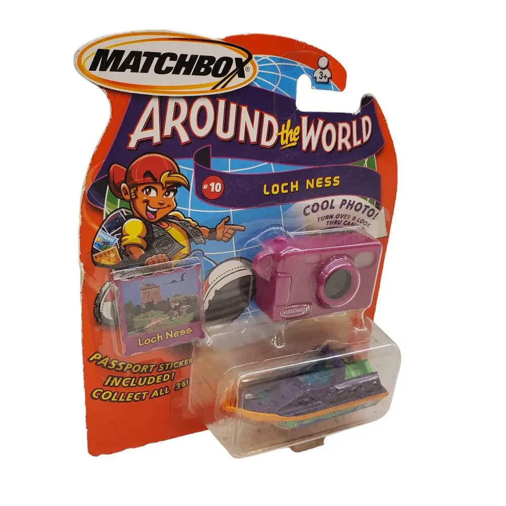 Matchbox Around the World Loch Ness Monster Boat Toys Die Cast Vintage